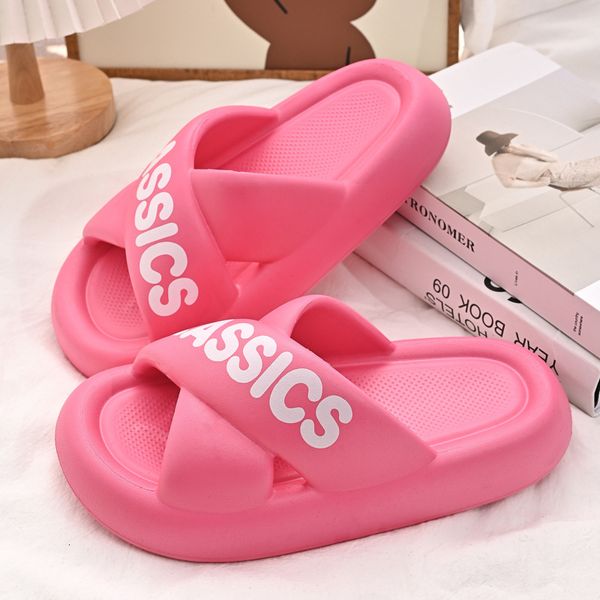 slippers women cross soft eva thick bottom bathroom fashion couple summer indoor home floor sandals 230407, Black
slippers women cross soft eva thick bottom bathroom fashion couple summer indoor home floor sandals 230407, Black