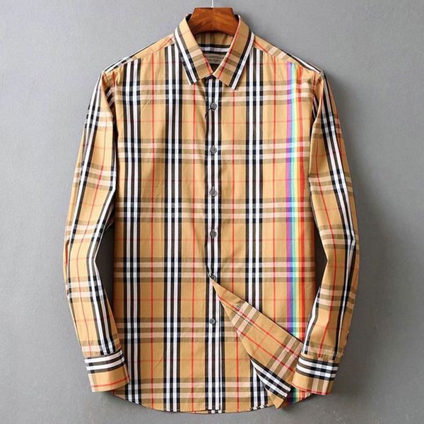 mens casual shirt long sleeve designer mixed color checker print shirts luxury burbrerys polo collar classic fashion bur casual shirt size, White;black
mens casual shirt long sleeve designer mixed color checker print shirts luxury burbrerys polo collar classic fashion bur casual shirt size, White;black