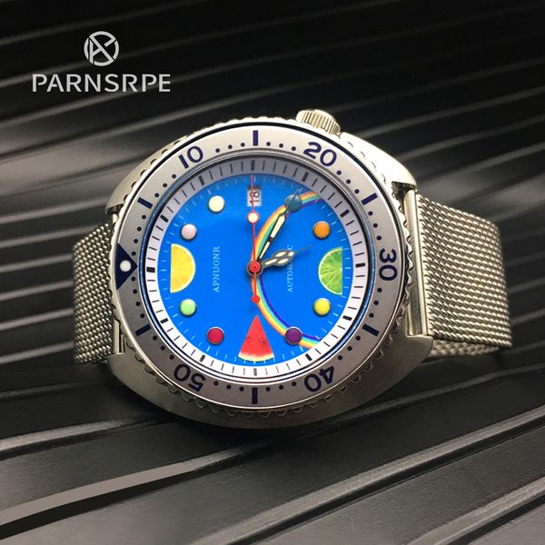 wristwatches parnsrpe big abalone automatic mechanical men s watch fruit multicolor luminous dial sapphire glass japan nh35a movement date 2, Slivery;brown
wristwatches parnsrpe big abalone automatic mechanical men s watch fruit multicolor luminous dial sapphire glass japan nh35a movement date 2, Slivery;brown