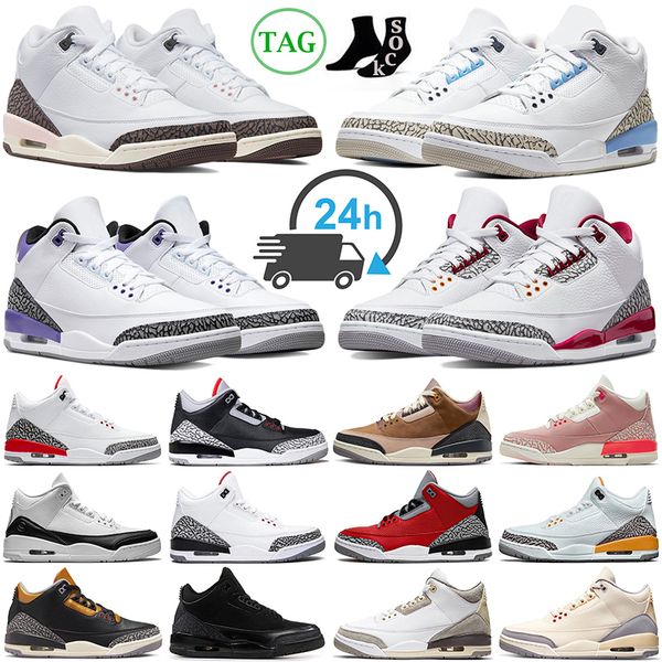 3 men basketball shoes 3s sneakers white cement reimagined fire red cardinal dark iris pine green unc rust pink pure white knicks mens women
3 men basketball shoes 3s sneakers white cement reimagined fire red cardinal dark iris pine green unc rust pink pure white knicks mens women
