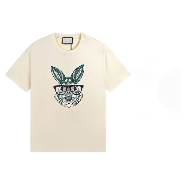 men's t-shirt short sleeve sports casual women's t-shirt summer trend small rabbit letter designer cotton casual t-shirt short sle, White;black
men's t-shirt short sleeve sports casual women's t-shirt summer trend small rabbit letter designer cotton casual t-shirt short sle, White;black