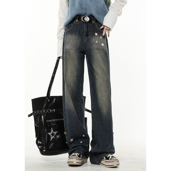 women's jeans blue high waisted women's jeans celebrity print retro american fashion street clothing wide leg women's denim s
women's jeans blue high waisted women's jeans celebrity print retro american fashion street clothing wide leg women's denim s