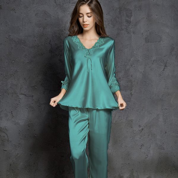 women's sleepwear women's pajamas women's underwear set women's ice silk set long sleeved silk pajamas fine bud silk paj, Black;red
women's sleepwear women's pajamas women's underwear set women's ice silk set long sleeved silk pajamas fine bud silk paj, Black;red
