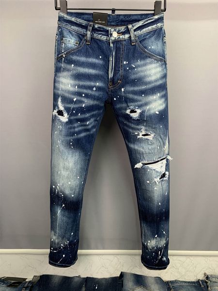 size d2 dsq dsquare men denim cool guy designer long jeans embroidery pants holes trouser 2 italy 44-54 #9868, Blue
size d2 dsq dsquare men denim cool guy designer long jeans embroidery pants holes trouser 2 italy 44-54 #9868, Blue