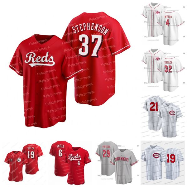 37 tyler stephenson reds jersey jason vosler jonathan india wil myers tj friedl spencer steer jake fraley jose barrero will benson kevin new, Blue;black
37 tyler stephenson reds jersey jason vosler jonathan india wil myers tj friedl spencer steer jake fraley jose barrero will benson kevin new, Blue;black