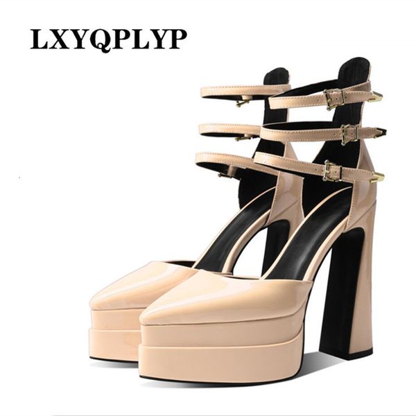 sandals brand pointed toe patent leather roman womens platform summer thick high heel ladies party shoes pumps 230408, Black
sandals brand pointed toe patent leather roman womens platform summer thick high heel ladies party shoes pumps 230408, Black