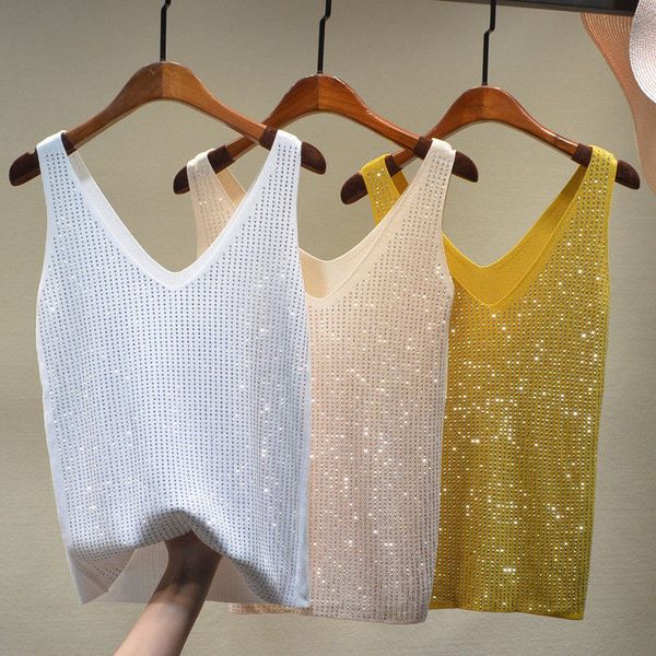 camisoles tanks women's sequin tank sequin lace v-neck jacket basic camis tank fashion women's clothing tight chest 230408, Black;white
camisoles tanks women's sequin tank sequin lace v-neck jacket basic camis tank fashion women's clothing tight chest 230408, Black;white