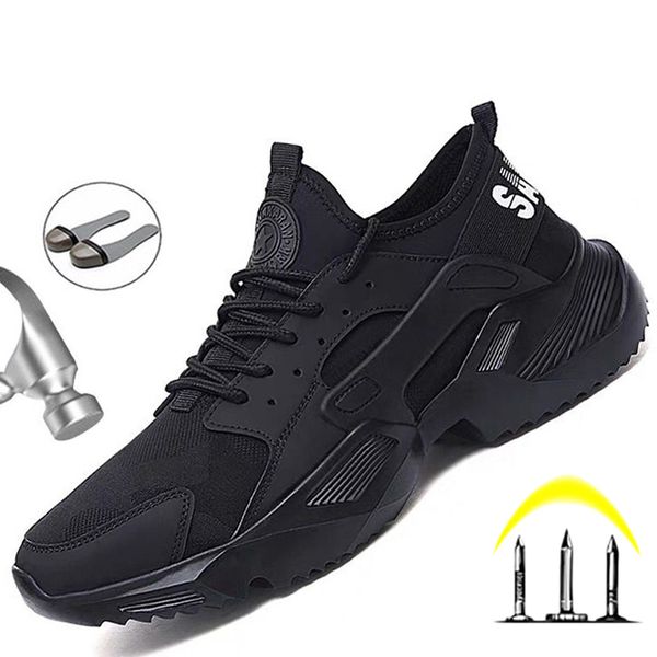 dress shoes nonslip work for men boots with steel toe cap antismashing safety mens sneakers protective 230407, Black
dress shoes nonslip work for men boots with steel toe cap antismashing safety mens sneakers protective 230407, Black
