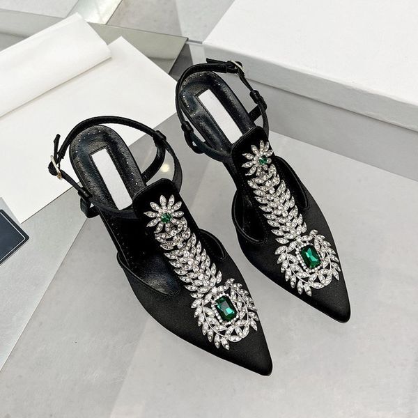 dress shoes spring and summer pumps pointed high heels stiletto crystal baotou sandals buckle 230407, Black
dress shoes spring and summer pumps pointed high heels stiletto crystal baotou sandals buckle 230407, Black