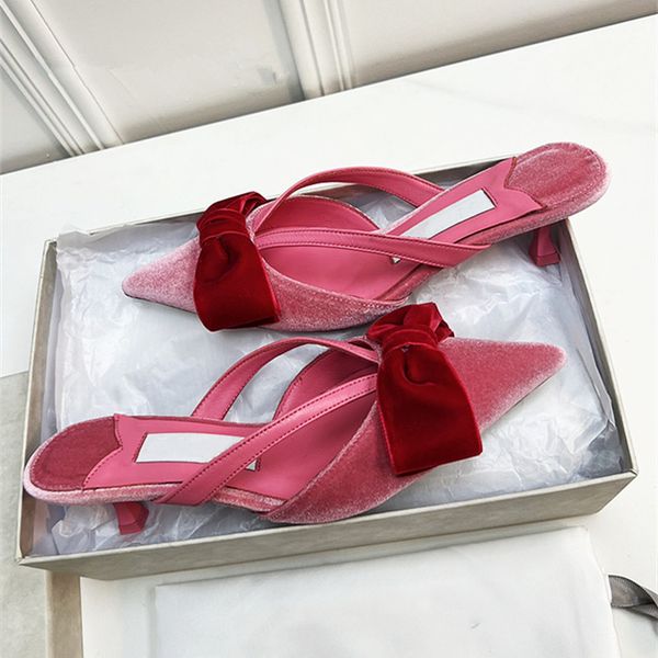 2023 spring new women butterfly-knot slippers female pointed-toe kitten heels slippers ladies elegant dress party shoes, Black
2023 spring new women butterfly-knot slippers female pointed-toe kitten heels slippers ladies elegant dress party shoes, Black