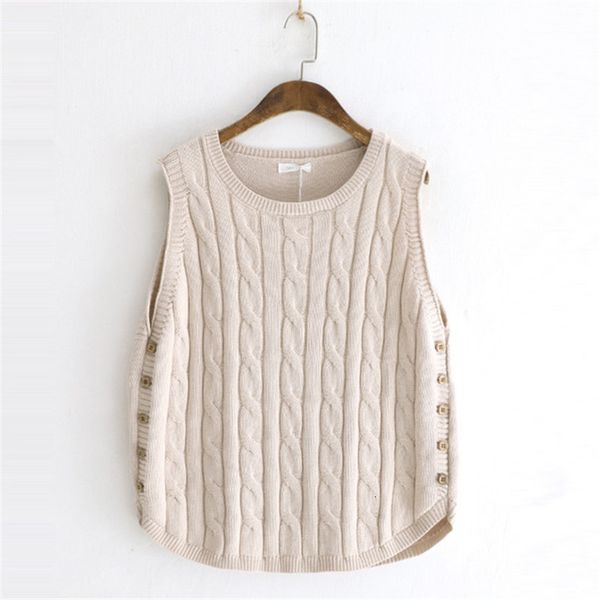 women's vests spring cotton knitted women's tank side button sleeveless sweater women's short o-neck solid tank loose women&#, Black;white
women's vests spring cotton knitted women's tank side button sleeveless sweater women's short o-neck solid tank loose women&#, Black;white