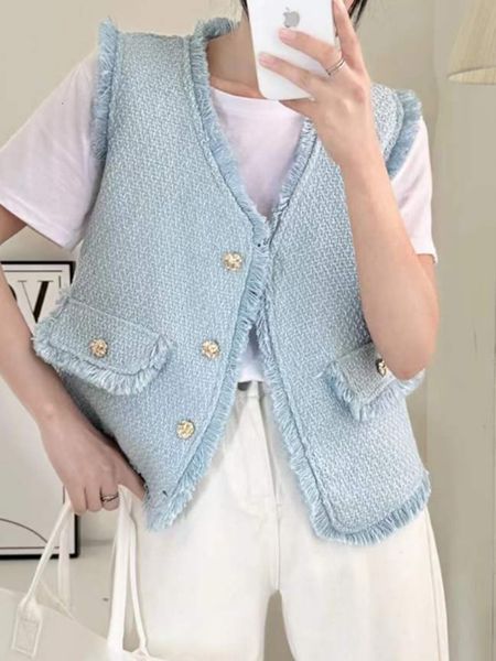 women's vests hma vintage tweed tassel sleeveless coat women's single chest v-neck vest sweet loose jacket casual classic vest 230, Black;white
women's vests hma vintage tweed tassel sleeveless coat women's single chest v-neck vest sweet loose jacket casual classic vest 230, Black;white