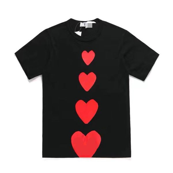 play designer men's t-shirts casual women's des badge garcons quality print sleeve short t-shirt couple hearts tshirt 5szr, White;black
play designer men's t-shirts casual women's des badge garcons quality print sleeve short t-shirt couple hearts tshirt 5szr, White;black