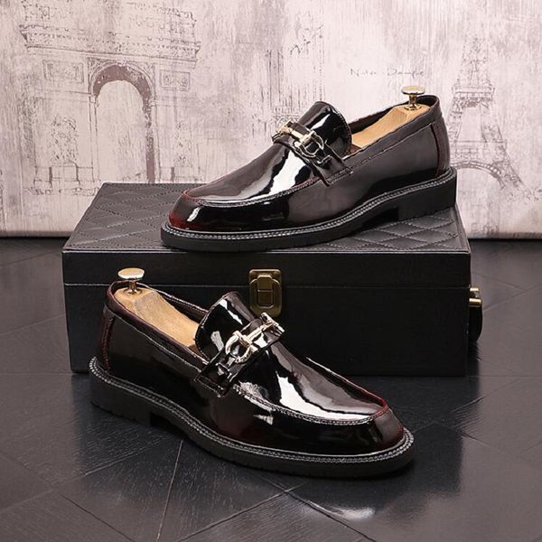 new men's patent leather wedding shoes british pointed casual leather shoes business formal shoes for men d2h16, Black
new men's patent leather wedding shoes british pointed casual leather shoes business formal shoes for men d2h16, Black