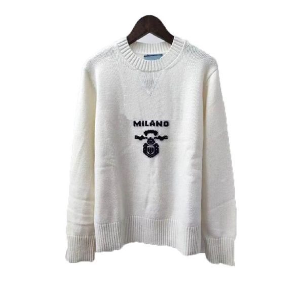 22ss designe womens sweater letter print round neck chest letter long sleeve loose ffashion solid color knitted sweater women coat, White;black
22ss designe womens sweater letter print round neck chest letter long sleeve loose ffashion solid color knitted sweater women coat, White;black