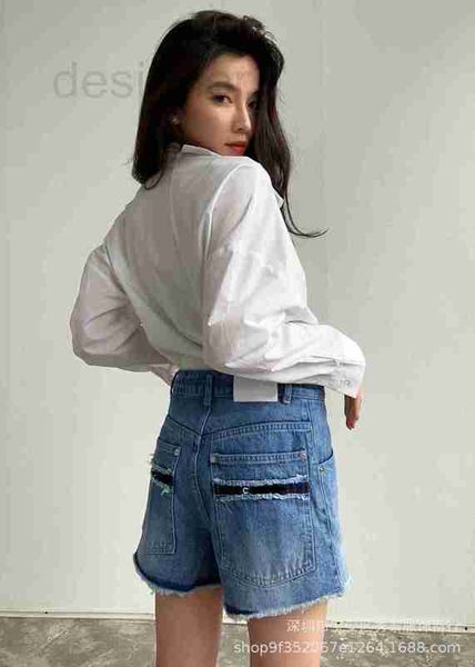women's jeans designer spring/summer 2023 new chic small fragrance back pocket horizontal embroidered tassel denim shorts for women 2ed, Blue
women's jeans designer spring/summer 2023 new chic small fragrance back pocket horizontal embroidered tassel denim shorts for women 2ed, Blue