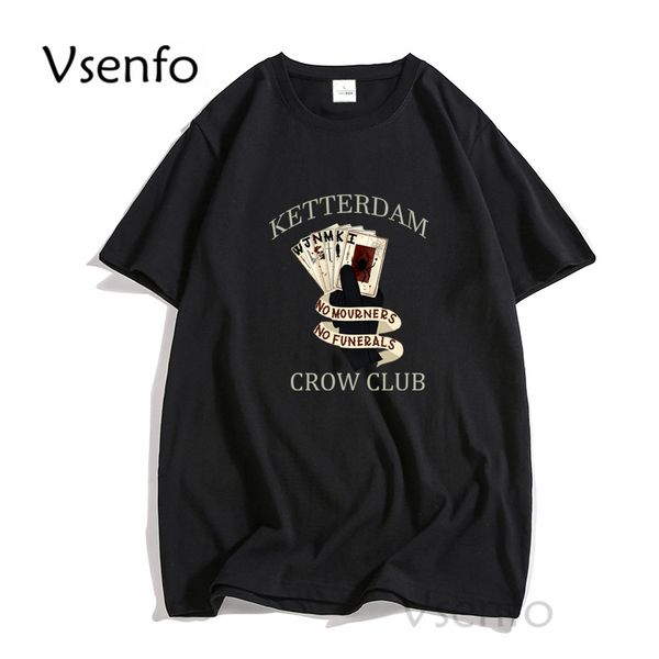 mens tshirts six of crows tshirt men streetwear no mourners funerals ketterdam crow club casual t shirt cotton summer graphic 230407, White;black
mens tshirts six of crows tshirt men streetwear no mourners funerals ketterdam crow club casual t shirt cotton summer graphic 230407, White;black