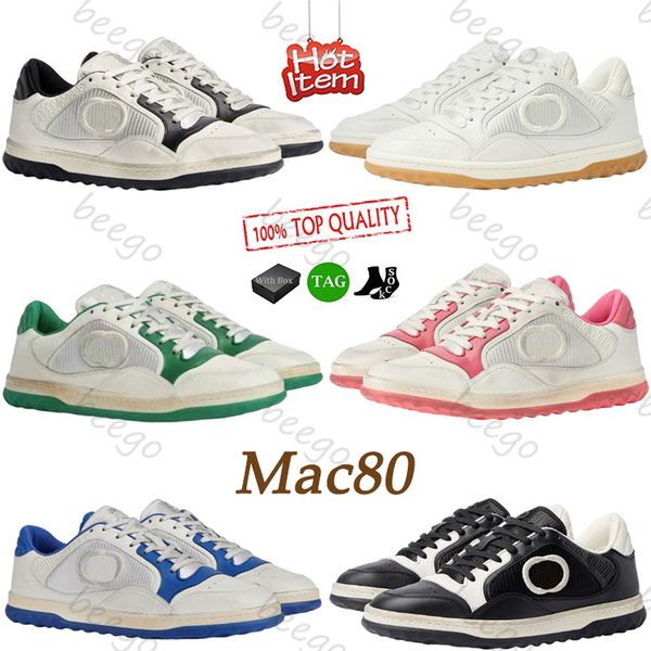 with box retro mac80 casual shoes make old dirty white round toe embroidered women low flat sneakers size 35-45, Black
with box retro mac80 casual shoes make old dirty white round toe embroidered women low flat sneakers size 35-45, Black