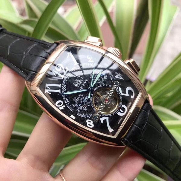 men's watch calendar automatic mechanical watch rectangular trend authentic new social leather strap high-end configuration, Slivery;brown
men's watch calendar automatic mechanical watch rectangular trend authentic new social leather strap high-end configuration, Slivery;brown