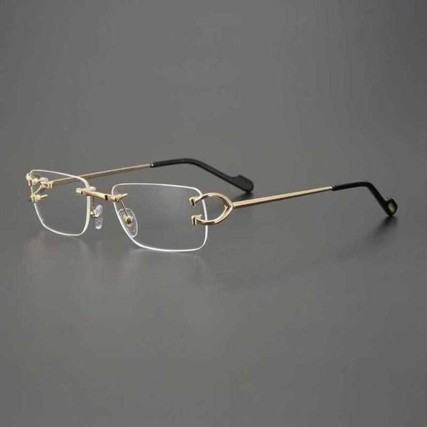 luxury designer summer sunglasses fashion frameless simple pure titanium business myopia lens frame, White;black
luxury designer summer sunglasses fashion frameless simple pure titanium business myopia lens frame, White;black