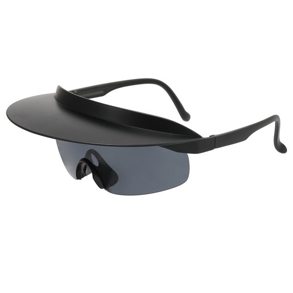 new personalized hat brim cool sunglasses polarized sun glasses big frame riding glasses men's and women's fashion colorful hat su, White;black
new personalized hat brim cool sunglasses polarized sun glasses big frame riding glasses men's and women's fashion colorful hat su, White;black