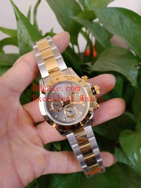 2 style selling bp factory 116523 7750 movement wristwatches 40 mm 116503 two tone gold sapphire glass chronograph working mechanical automa, Slivery;brown
2 style selling bp factory 116523 7750 movement wristwatches 40 mm 116503 two tone gold sapphire glass chronograph working mechanical automa, Slivery;brown
