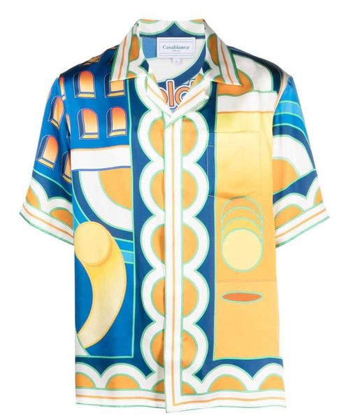 casablanca ping pong classic mens shirts prairie green print loose british silk shirt short sleeve designer tees womens summer beach uqw8, White;black
casablanca ping pong classic mens shirts prairie green print loose british silk shirt short sleeve designer tees womens summer beach uqw8, White;black