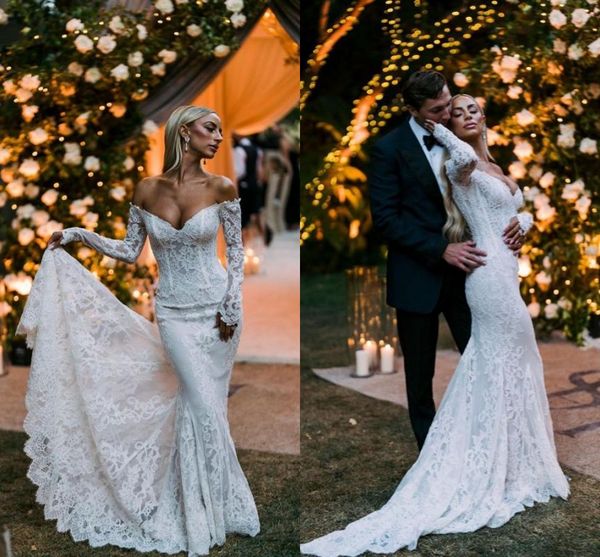 romantic full lace mermaid wedding dresbackless v neck off shoulder bridal gowns custom made vestidos bc15755, White
romantic full lace mermaid wedding dresbackless v neck off shoulder bridal gowns custom made vestidos bc15755, White