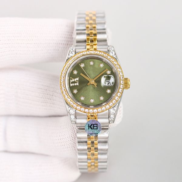 

Luxury Watch Women's Automatic Mechanical Watch Gold Dial 31mm Calendar 904 Stainless Steel Strap Waterproof Sapphire Montre de Luxe Gift Watch Factory, 12