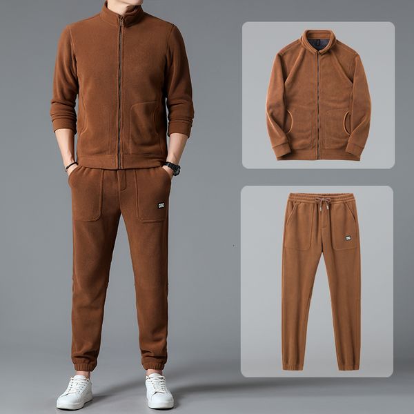 men's tracksuits minglu polar fleece sprot casual men's wear sweaterpants autumn winter zipper men's hoodie elastic waist men, Gray
men's tracksuits minglu polar fleece sprot casual men's wear sweaterpants autumn winter zipper men's hoodie elastic waist men, Gray