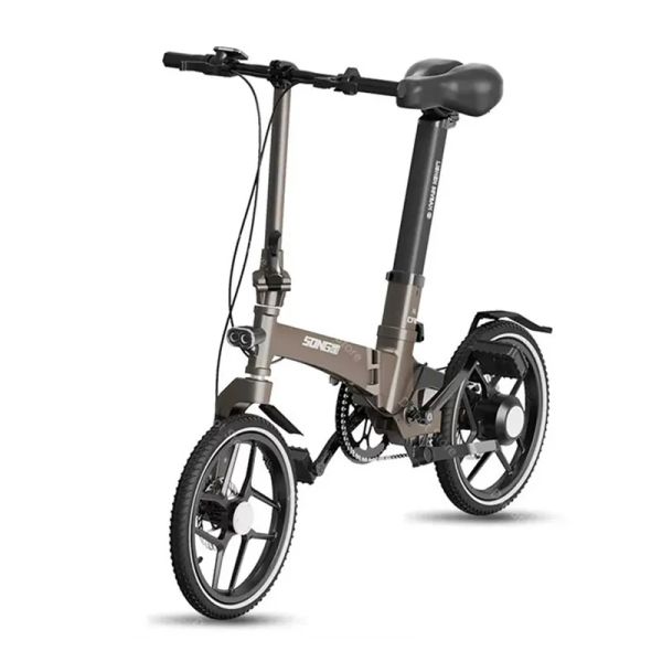 Image of Folding Mini Electric Bike For Adults 16 Inch 36V 40KM 250W Portable Electric Bike Bicycle Waterproof 17KG Only