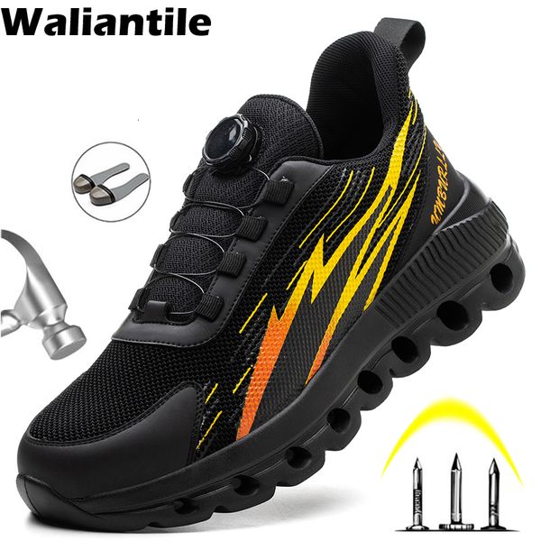 dress shoes waliantile lace work safety sneakers for men male slipresistant antismashing industry working boots steel toe 230407, Black
dress shoes waliantile lace work safety sneakers for men male slipresistant antismashing industry working boots steel toe 230407, Black
