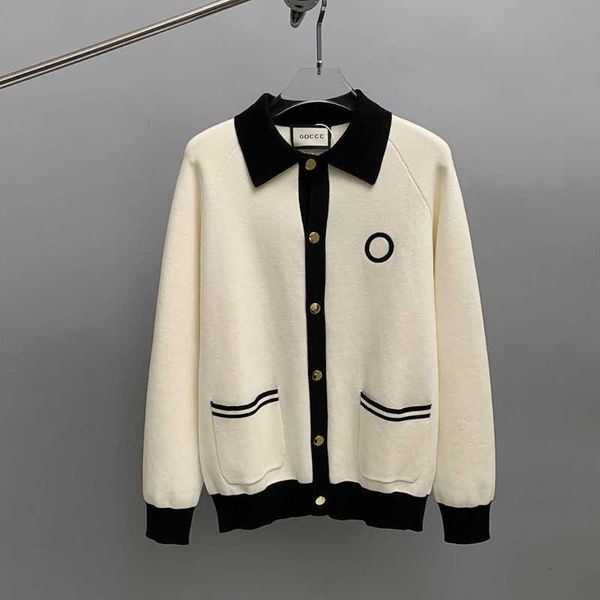 Women's Knits Tees High version G family small label embroidery single breasted long sleeved sweater jacket for men and women with trendy brand flat cardigan ZMWY, White2
Women's Knits Tees High version G family small label embroidery single breasted long sleeved sweater jacket for men and women with trendy brand flat cardigan ZMWY, White2