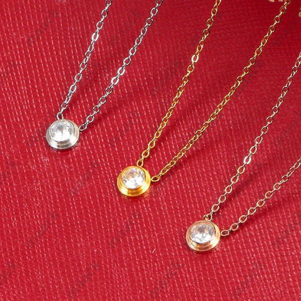 pendant necklaces singel cz diamond pendant rose gold silver color necklace for women vintage collar costume jewelry only with bag m230408
pendant necklaces singel cz diamond pendant rose gold silver color necklace for women vintage collar costume jewelry only with bag m230408