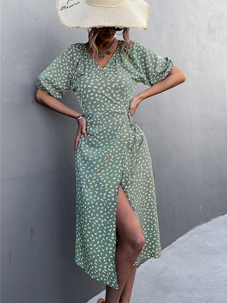 casual dresses green chiffon women's summer bohemian midi dress laides puff sleeves v-neck side packaging casual beach sundress ultra t, Black;gray
casual dresses green chiffon women's summer bohemian midi dress laides puff sleeves v-neck side packaging casual beach sundress ultra t, Black;gray