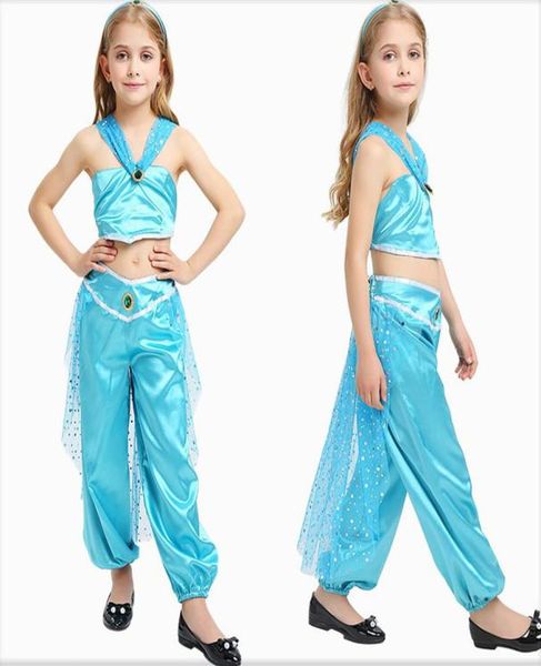 child party stage suit halloween kids cosplay arabian princess dress threepiece set sequined halter tail belly dance skirt8885662, Blue
child party stage suit halloween kids cosplay arabian princess dress threepiece set sequined halter tail belly dance skirt8885662, Blue