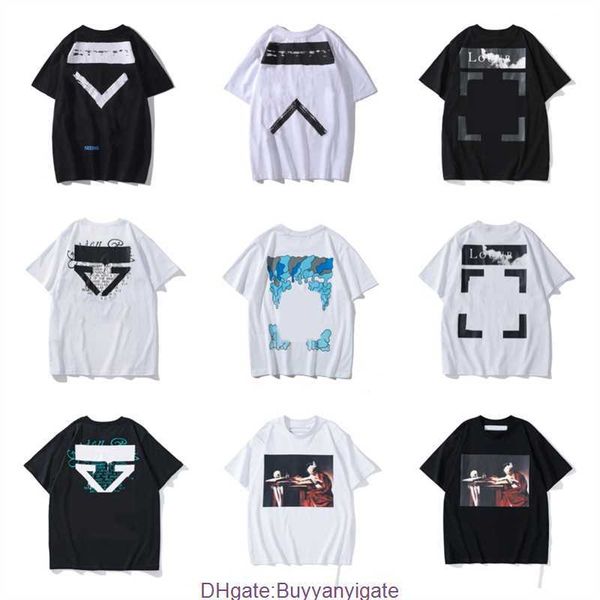 men's fashion designer offs t shirts luxury cotton loose t-shirts casual summer short sleeves oil painting black back print arrow women, White;black
men's fashion designer offs t shirts luxury cotton loose t-shirts casual summer short sleeves oil painting black back print arrow women, White;black