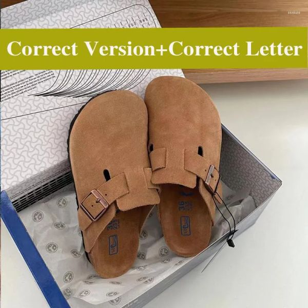 slippers burkent's same leather cork bottom flat women's cow casual solid color baotou retro one-footed ujl, Black
slippers burkent's same leather cork bottom flat women's cow casual solid color baotou retro one-footed ujl, Black