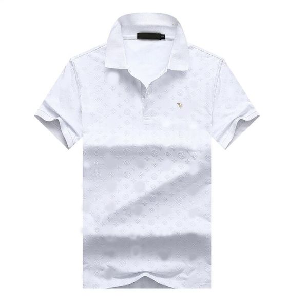 men's summer new bead ground cotton polo shirt men's short sleeve business casual everything lapel t-shirt men s, White;black
men's summer new bead ground cotton polo shirt men's short sleeve business casual everything lapel t-shirt men s, White;black