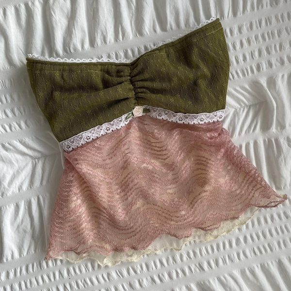men s t shirts sweet cute girl patchwork tube 2000s retro lace trim strapless camis chic women fairycore y2k vintage backless crop 230408, White;black
men s t shirts sweet cute girl patchwork tube 2000s retro lace trim strapless camis chic women fairycore y2k vintage backless crop 230408, White;black