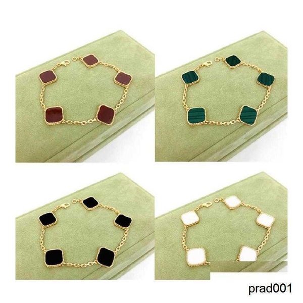 charm bracelets elegance fashion classic4/four leaf clover charms bangle chain van gem agate shell luck flowers for women girl weddi otp0f, Golden;silver
charm bracelets elegance fashion classic4/four leaf clover charms bangle chain van gem agate shell luck flowers for women girl weddi otp0f, Golden;silver
