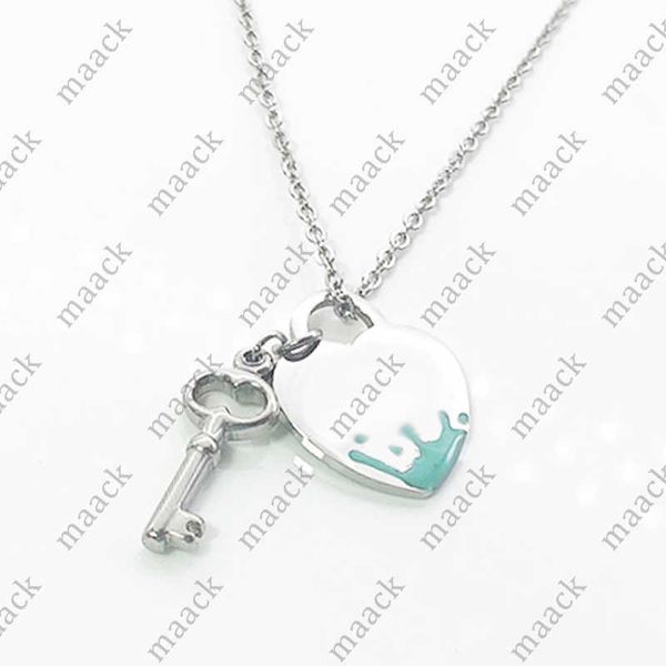 pendant necklaces key heart necklace female stainless steel couple big blue pink green pendant jewelry for neck gift for girlfriend accessor, Silver
pendant necklaces key heart necklace female stainless steel couple big blue pink green pendant jewelry for neck gift for girlfriend accessor, Silver