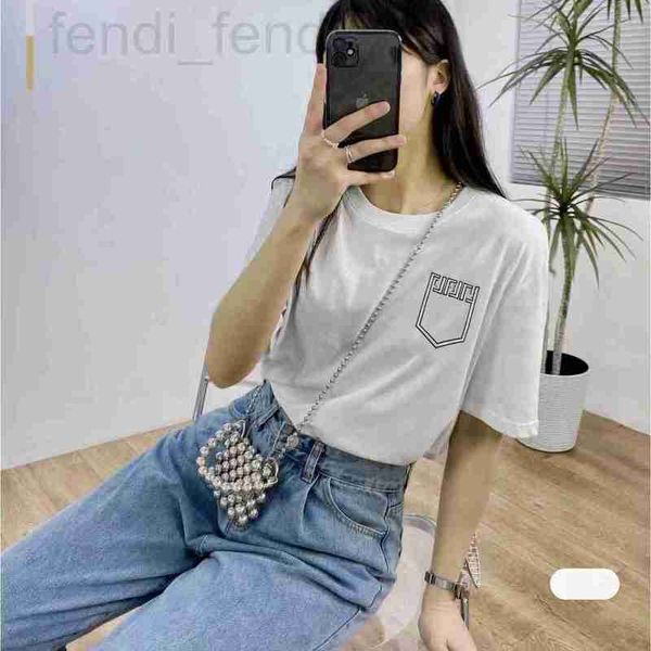 women's t-shirt designer 2023 spring/summer new product couple pocket embroidered round neck short sleeve t-shirt men's and r085, White
women's t-shirt designer 2023 spring/summer new product couple pocket embroidered round neck short sleeve t-shirt men's and r085, White