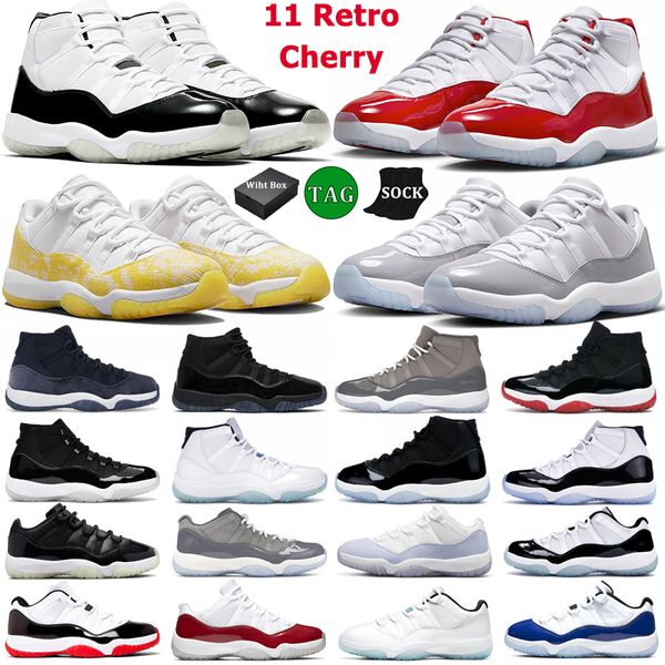 with box box with 11 basketball shoes men women 11s cherry cool cement grey dmp jubilee space jam low 72-10 yellow snakeskin concord bred ci
with box box with 11 basketball shoes men women 11s cherry cool cement grey dmp jubilee space jam low 72-10 yellow snakeskin concord bred ci