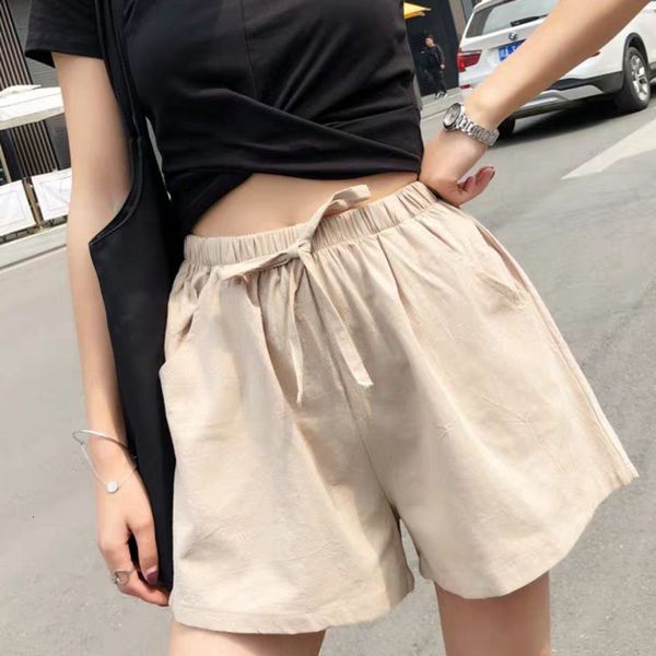 womens shorts summer cotton linen shorts high waisted fashionable home clothing casual sports womens sxl 230408, White;black
womens shorts summer cotton linen shorts high waisted fashionable home clothing casual sports womens sxl 230408, White;black