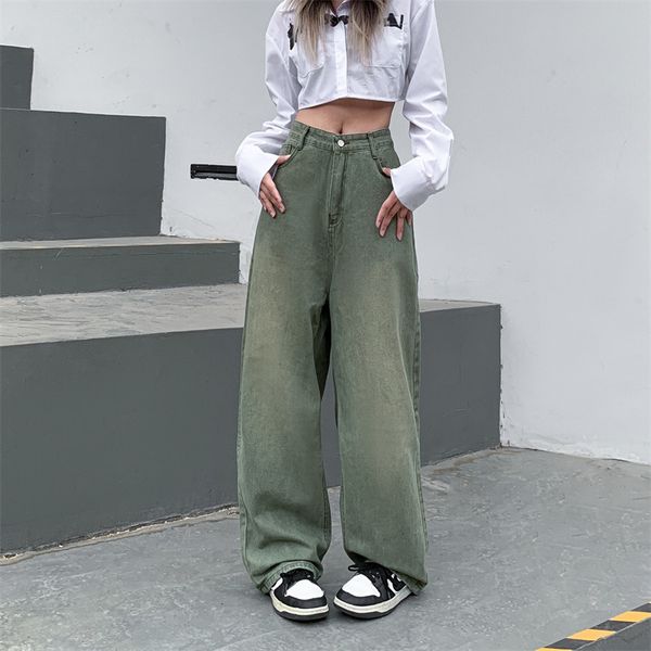 women's jeans cgc spring and autumn high waist bag jeans women's wide leg cargo pants retro street clothing straight women's, Blue
women's jeans cgc spring and autumn high waist bag jeans women's wide leg cargo pants retro street clothing straight women's, Blue