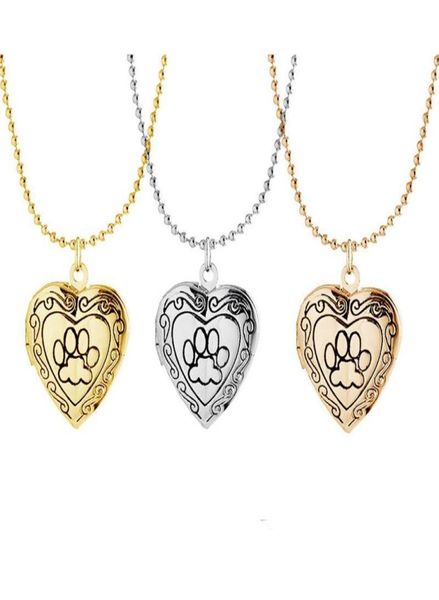 po frame memory locket pendant necklace silvergold color romantic love heart cute paw prints jewelry women gift3505980, Silver
po frame memory locket pendant necklace silvergold color romantic love heart cute paw prints jewelry women gift3505980, Silver