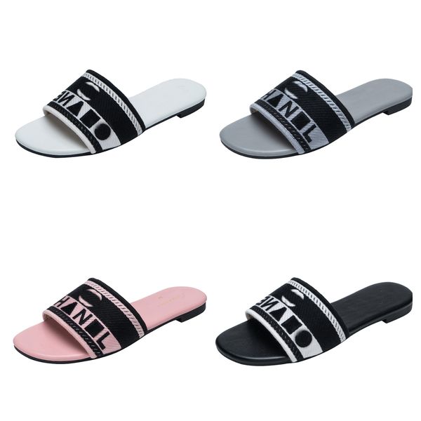2023ss woman embroidered fabric slides sandals black beige mules home flip flops casual sandals leather flat slide with box low heel slipper
2023ss woman embroidered fabric slides sandals black beige mules home flip flops casual sandals leather flat slide with box low heel slipper