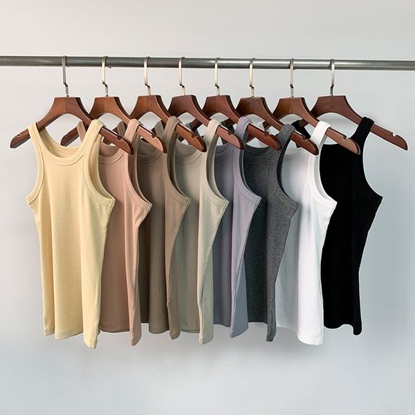 camisoles tanks jyate nordic style casual women organic cotton tank thread solid slim fashion vest camis 2023 230407, Black;white
camisoles tanks jyate nordic style casual women organic cotton tank thread solid slim fashion vest camis 2023 230407, Black;white