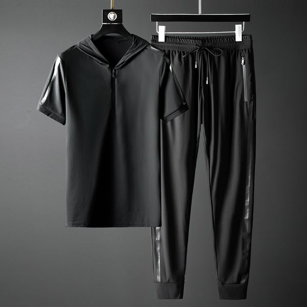 men's tracksuits minglu summer men's t-shirtpants luxury hoodie short sleeve men's athletic wear plus size 5xl slim fit sport, Gray
men's tracksuits minglu summer men's t-shirtpants luxury hoodie short sleeve men's athletic wear plus size 5xl slim fit sport, Gray